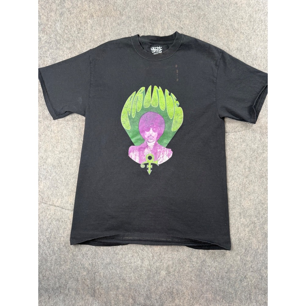 Electric Circus Prince T Shirt Mens Medium Black Cotton Graphic Tee Music Rock M